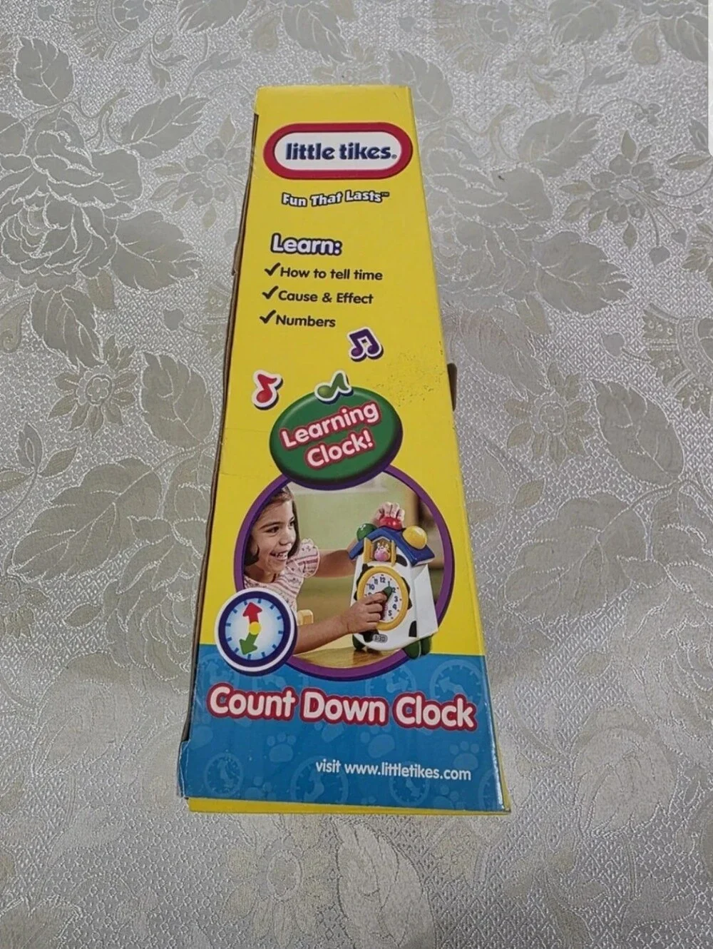 Vintage Little Tikes Clock A Doodle Moo Count Down Toy Learning Home School New